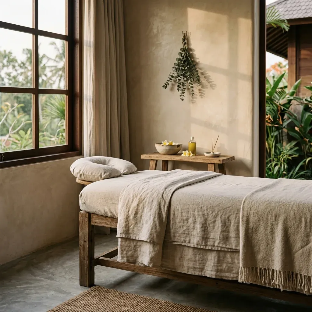 ZenAura Ubud sanctuary room ambience